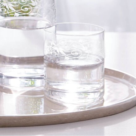 6er-Set Wassergläser Versailles, 280 ml, 9 cm hoch, Kristallglas, Spülmaschinenfest