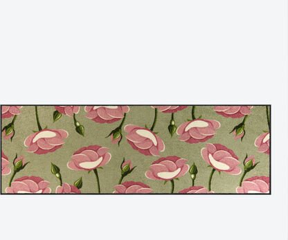 Küchenspezial- und Sauberlaufmatte Rosen, 60 x 180 cm