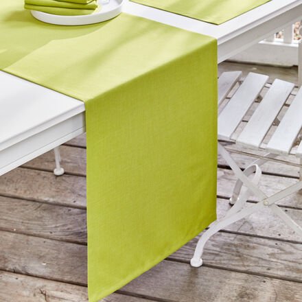 Tischläufer Uni-Fleckgeschützt, 50 x 140 cm, lindgrün