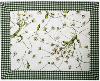 Tischset, geblümt, doppellagig, 40 x 50 cm, 1 Stück