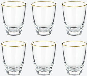 Wassergläser, 6 Stk., 310 ml, 10 cm hoch