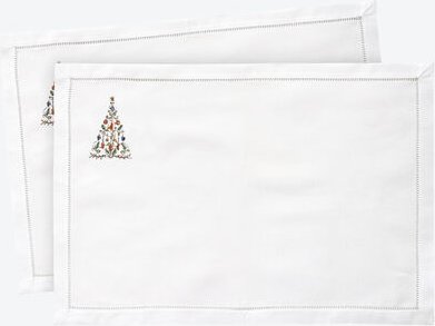 Tischset Tannenbaum, 2er Set, 33 x 48 cm