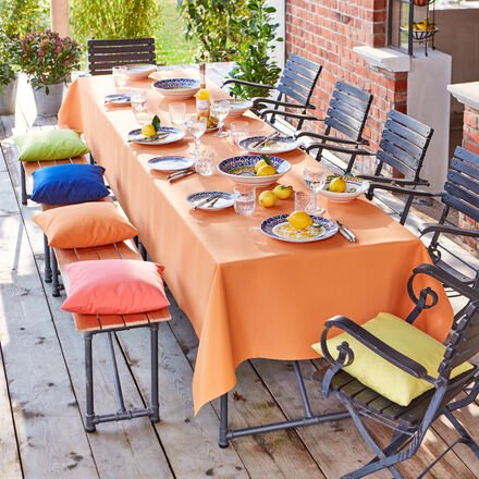 Tischdecke terrakotta 140x250 cm