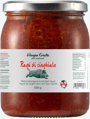 Ragú di cinghiale 500 g Glas