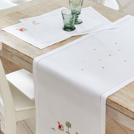 2er-Set Tischsets Hasen, 33 x 48 cm