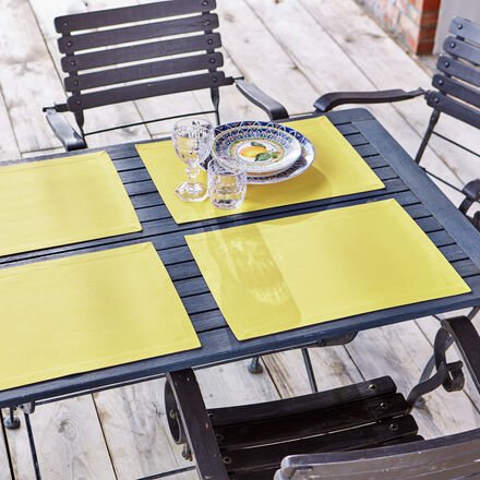 Tischsets gelb, 4 Stück, 35 x 50 cm