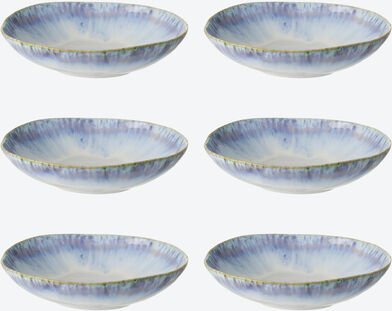 Suppeteller Sommerbrise, blau ø 23,3 x 5,7 cm hoch, 6 Stück