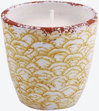 Outdoor-Kerze Citronella &, Thymian Gelb S, Ø 11 x 10 cm h