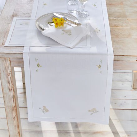 Tischläufer Schäfchen, 50 x 150 cm