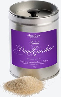 Tahiti Vanillezucker 150 g Dose