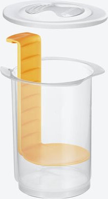 Knödelmacher - 500 ml, Ø 10 cm, Kunststoff, mikrowellengeeignet, spülmaschinenfest, für 8 Knödelscheiben, Schneidhilfe-M...