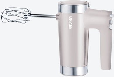 Thumbnail - Handmixer - 600 W, 7 Stufen, Turbo-Taste, leise, inkl. 4 Rührbesen & 2 Knethaken, Metallgehäuse, 1,5 m Kabel, 8,5 x 21 x...