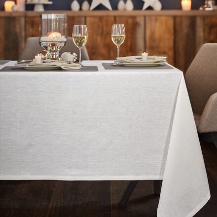 Tischdecke Leinen, 100 x 100 cm
