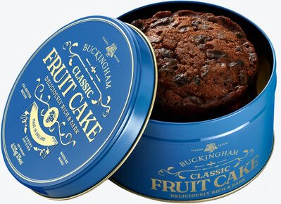 Englischer Früchtekuchen 425 g - Handgemacht, mit 45 % Früchten & frischer Butter, Originalrezept von 1890, in Geschenkd...