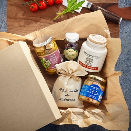 Hagen Grote Kochbox: mediterraner Artischockensalat - 1x Artischocken, 1x weißer Angelthunfisch, 1x Dijon-Senf, 1x Fleur...