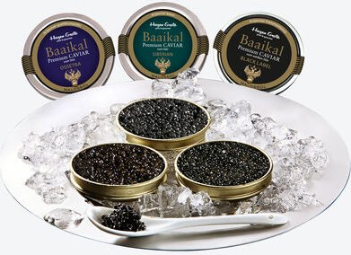 Baaikal-Kaviar vom weißen Stör (Acipenser Transmontanus) 50 g