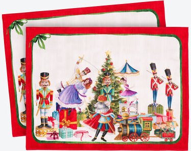 Tischset Nussknacker, 2 Stück, 37 x 48 cm