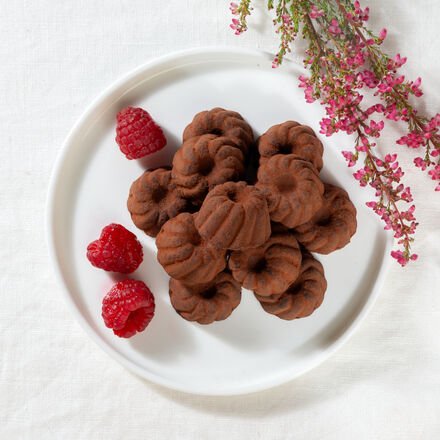 Hagen Grote Himbeer-Gugelhupf-Pralinen, 16 Stück, 144 g, handwerkliche Fertigung