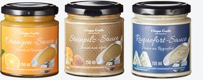 Gourmet Saucen Set 3 x 250 ml Glas