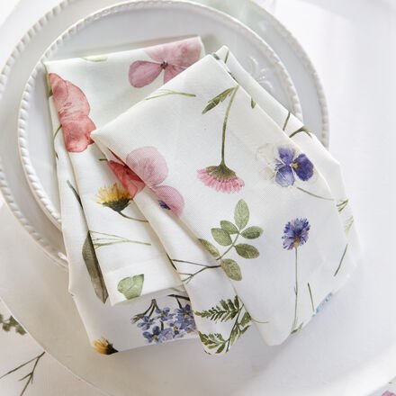 Thumbnail - 2er-Set Servietten Weidenblume, 45 x 45 cm