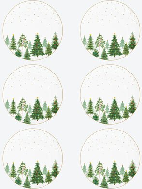 Essteller, ø 27 cm, 6 Stück