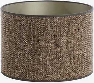 Lampenschirm Tweedoptik braun, 40 x 40 x 30 cm