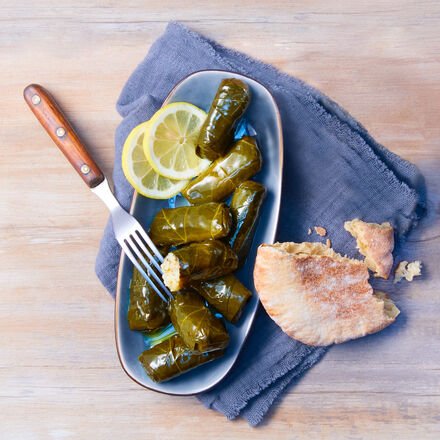 Gefüllte Weinblätter, 20 Stück, 2 x 280 g, GR-BIO-13