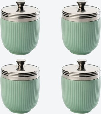 Eierkocher, 4 Stück, grün