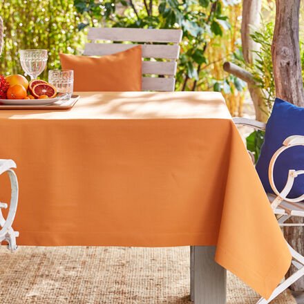 Uni-Outdoor Tischdecke, 140 x 140 cm, orange, fleckabweisend