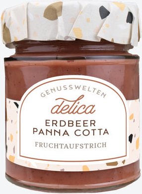 Erdbeer Pannacotta Creme 160 g - Mit Vanille. Inspiriert vom italienischen Klassiker, aus deutscher Feinkostmanufaktur, ...