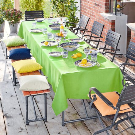 Tischdecke grün, 140 x 140 cm