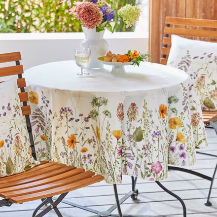 Tischdecke Frühlingswiese, ø 150 cm