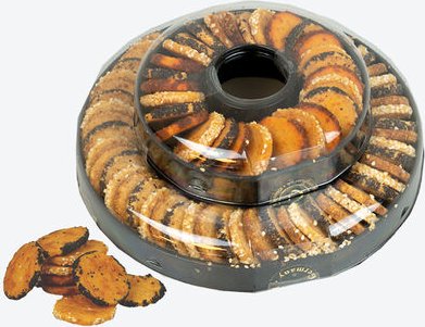 Käsetaler - Mit Grana Padano & Emmentaler, Mürbeteig, verfeinert mit Sesam, Mohn oder Paprika, ideal zu Wein & als Gesch...