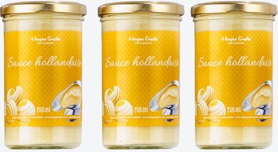 Sauce hollandaise 750 ml (3 x 250 ml)