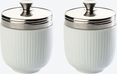 Eierkocher, 2 Stück, weiß