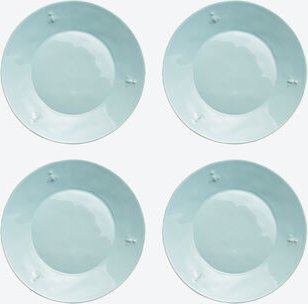 Thumbnail - Dessertteller Biene, 21 cm, Hellblau, 4 Stück