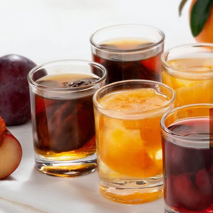 Pflaumen in XO-Armagnac, 2 x 4 cl., 16 % Vol, rein natürliche Zutaten