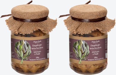 eingelegte Artischocken 2 Gläser à 330 g