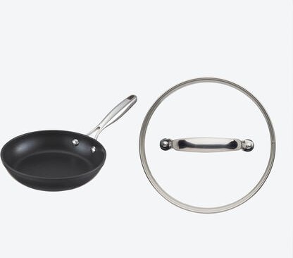 Hagen Grote Hochraumpfanne, mit Deckel, 28 cm Ø, Aluminium, ofenfest bis 250 °C, spülmaschinenfest, für alle Herdarten i...