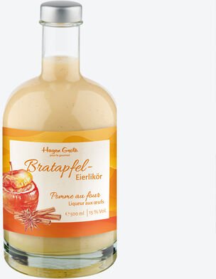 Thumbnail - Eierlikör Bratapfel, 0,5 l, 15 % Vol, rein natürliche Zutaten