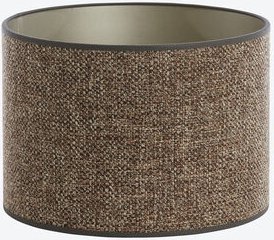 Lampenschirm Tweedoptik braun, 30 x 30 x 21 cm