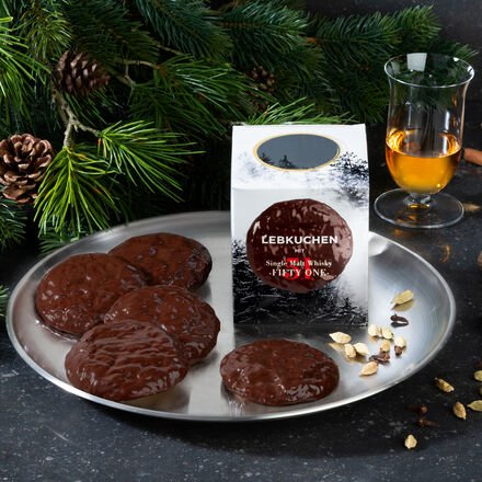 Lebkuchen mit Single Malt Whisky, 5 Stück, 175 g, 51 % Vol
