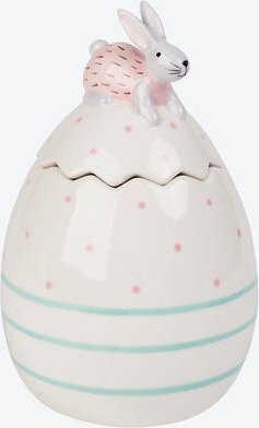 Osterei-Dose, handbemalt, 11 x 26 cm