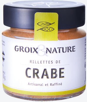 Krabben-Rillettes nach bretonischem Rezept, 100 g, rein natürliche Zutaten, handwerkliche Herstellung
