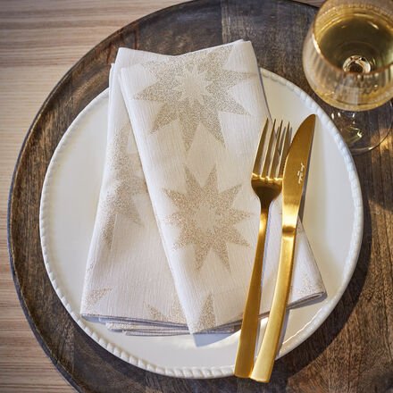 Servietten "Sterne", 2 Stück, 45 x 45 cm