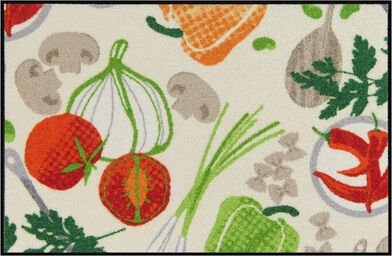 Thumbnail - Küchenspezial- und Sauberlaufmatte Gemüse, 50 x 75 cm