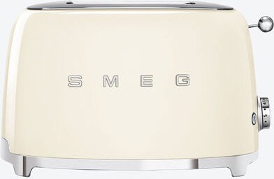 Smeg 2-Schlitz-Toaster - Creme, extra breite Schlitze, 6 Röstgrade, 3 Automatikprogramme - 31 x 19,5 x 20 cm, 950W, Kuns...