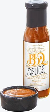Thumbnail - Hagen Grote BBQ-Sauce Mango-Chili 230 ml - 40 % Mango-Anteil, dezente Schärfe, rein natürliche Zutaten, perfekt für Gril...