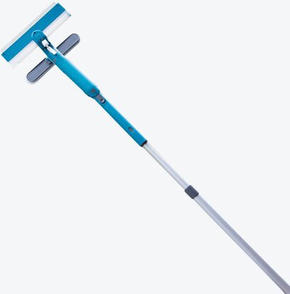 Livington Window Buddy Fensterreiniger - 3-in-1-Set mit Sprühflasche, Reinigungspad & Abzieher, flexibles Kopfgelenk, Te...