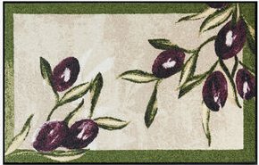 Küchenspezial- und Sauberlaufmatte Olive, 50 x 75 cm